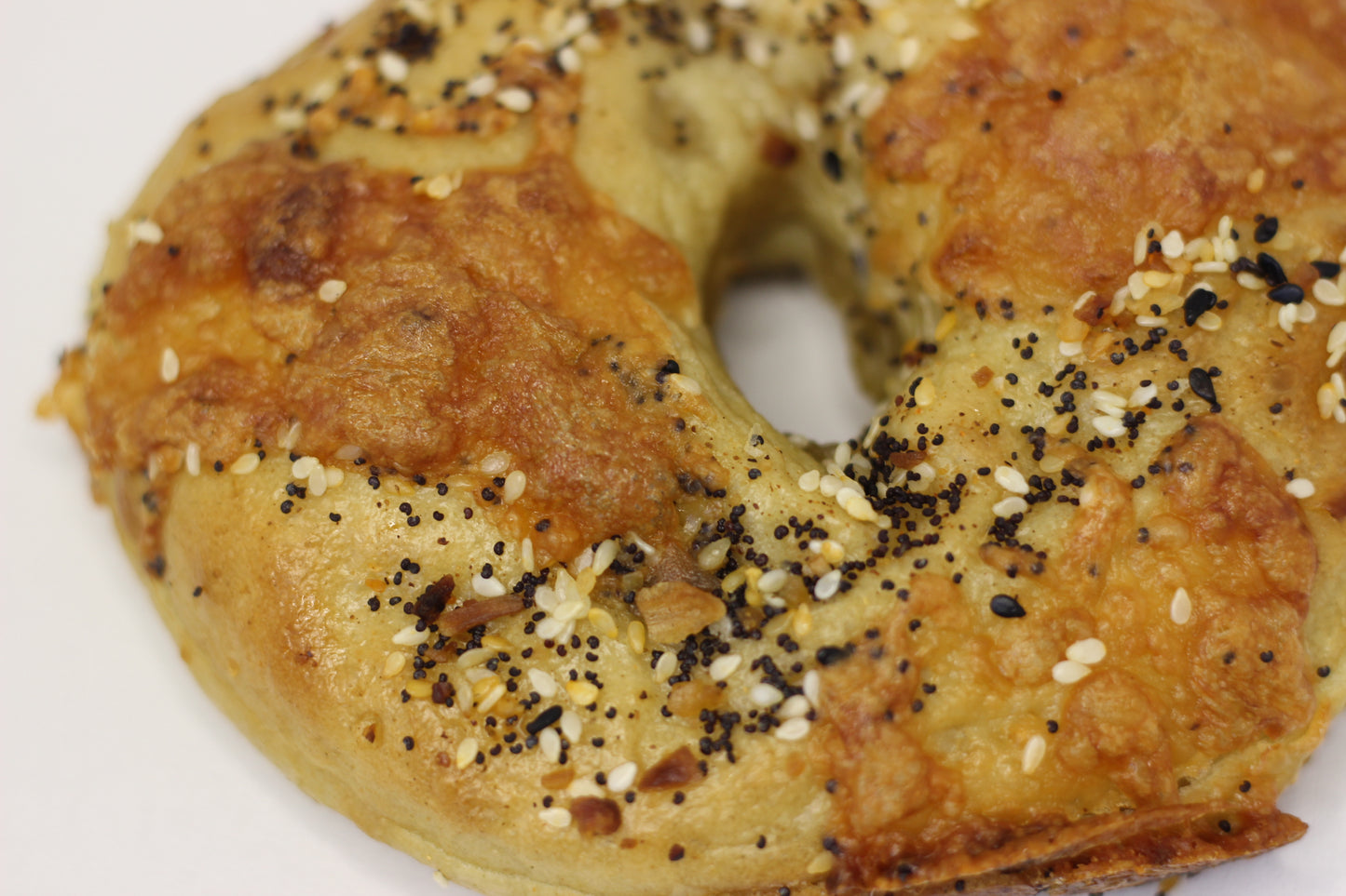 Microgreen-Infused Sourdough Bagel