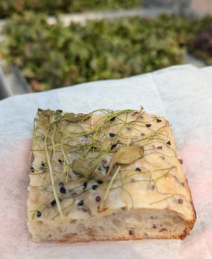 Microgreens Focaccia